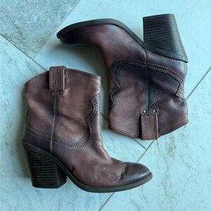 Lucky Brand Dark Brown Heeled Boots